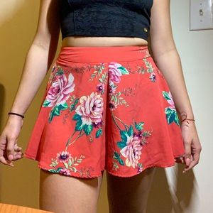 Floral Skort